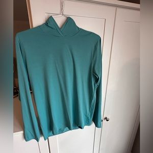 Patagonia Capilene Daily Hooded Shirt - Men's Size M.  Iggy Blue (looks teal)